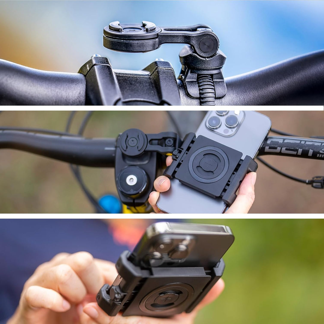 SP CONNECT Bike Bundle II mit Universal Clamp | handyhalterung Fahrrad | Handy Halterung für den fah