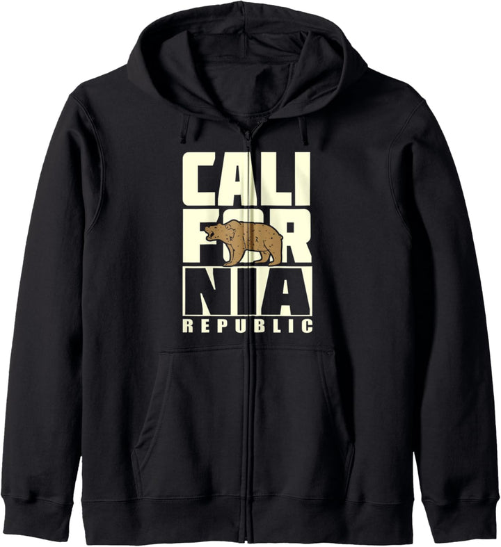 State of California Republic Bear shirt Kapuzenjacke