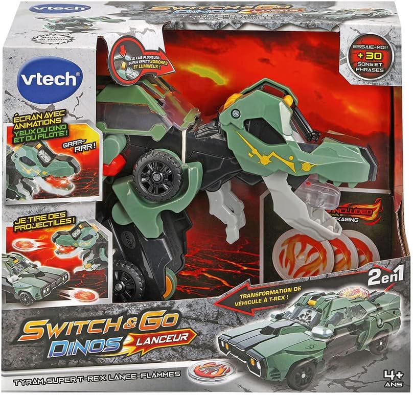 VTECH ELECTRONICS EUROPE BV 80-559005 Dinosaure Erziehung und Entdeckung, rot