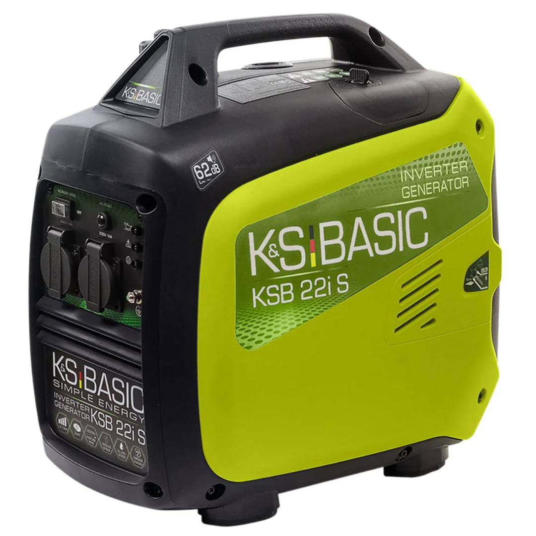 Inverter-Generator KSB 22i S Stromerzeuger 2000 W, elektronische Umwandlung ,leiser leichter Benzing