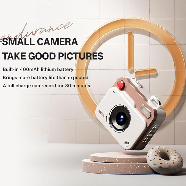 Digitalkamera 1080P 48MP Kompaktkamera, Schlüsselanhänger Taschenkamera mit 1,77 Zoll Bildschirm, Vl