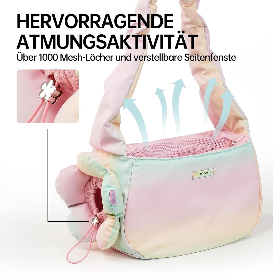 Haustier Tragetasche für kleine Hunde und Katzen, leichte, gepolsterte Reisehandtasche, Tragetasche