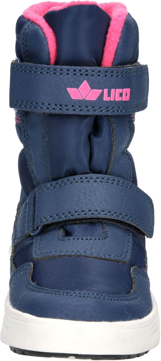 Lico Unisex Kinder Namsos VSchneestiefel 28 EU Marine Pink, 28 EU Marine Pink