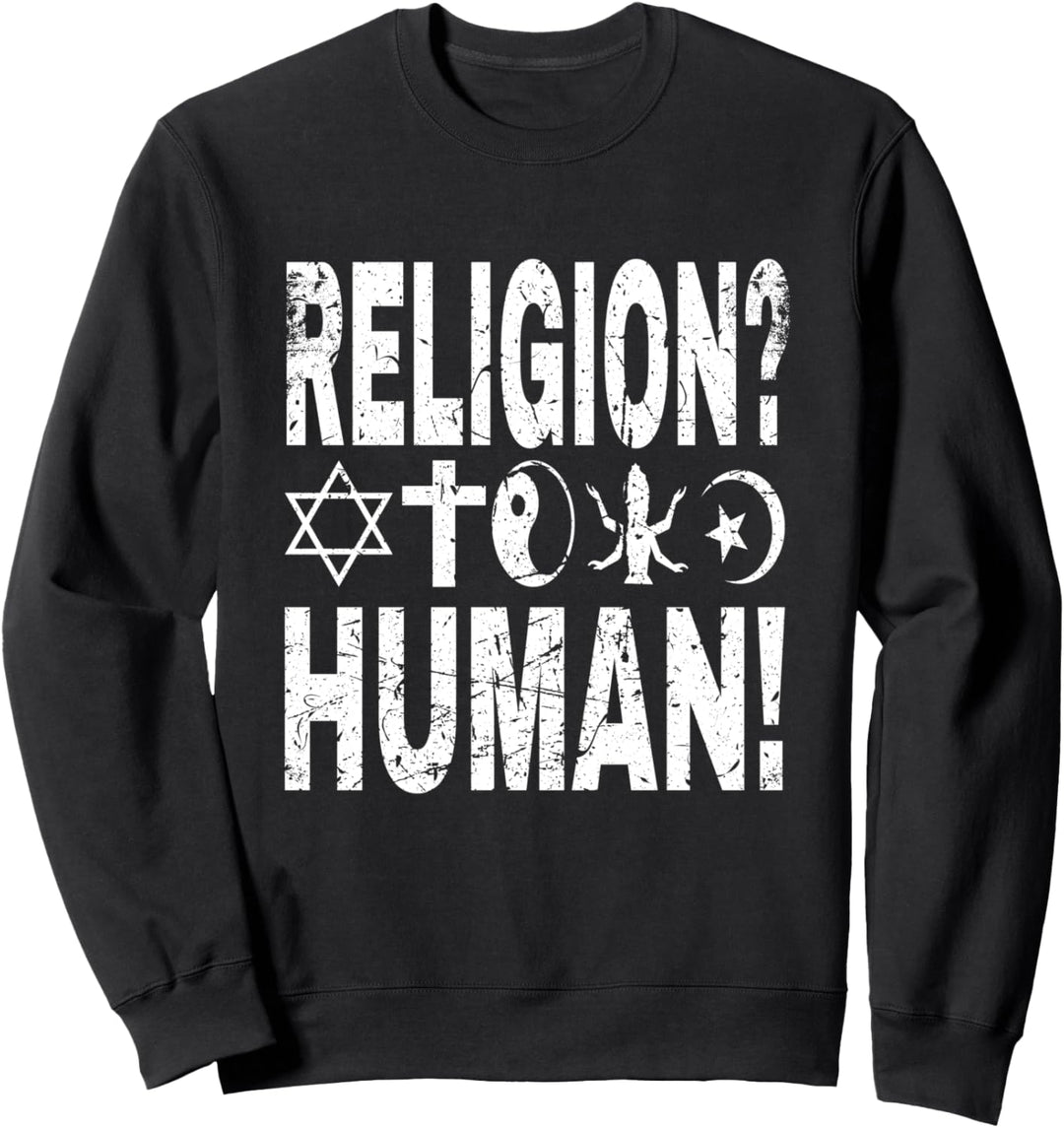 Tolerance Anti Rassismus Hate Freiheit des Religion Faszismus Sweatshirt