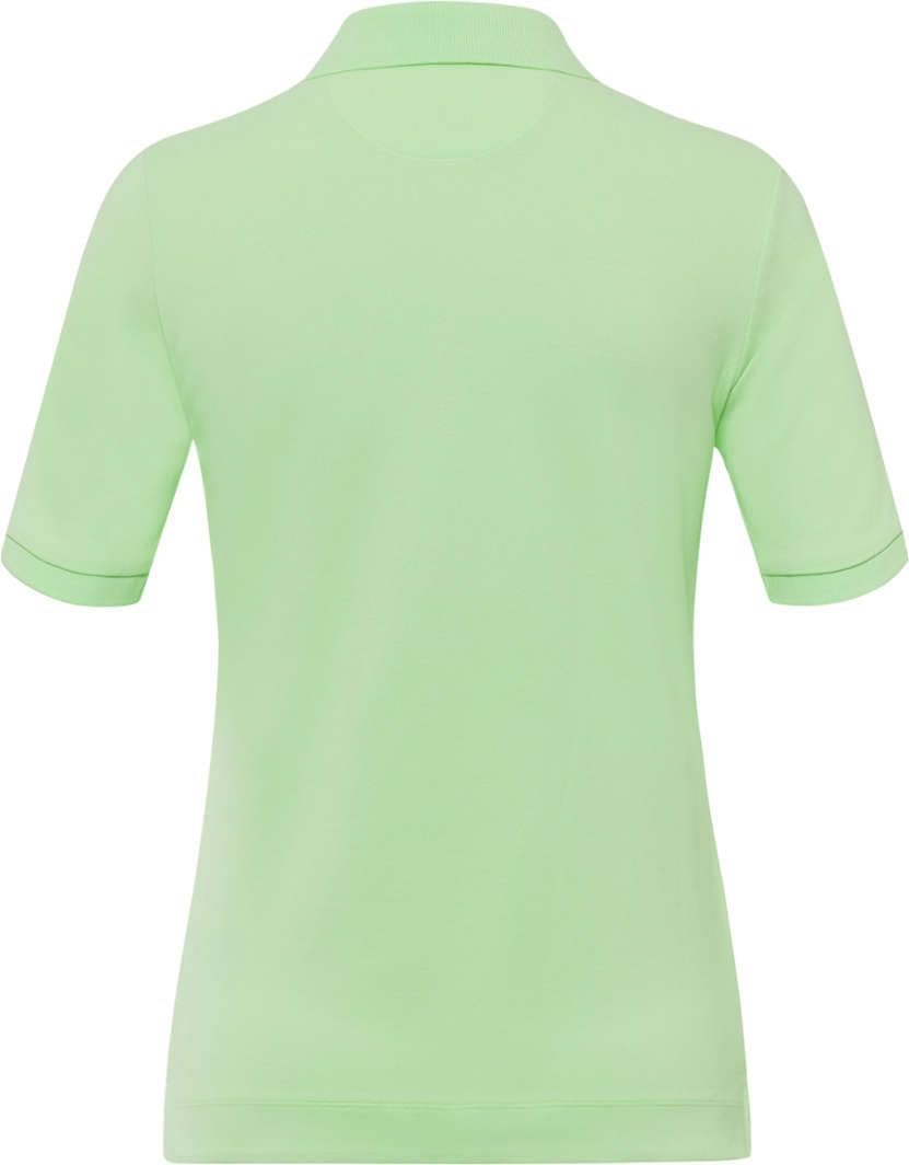 BRAX Damen Style Cleo Finest Pique Stretch Poloshirt, Frozen Apple