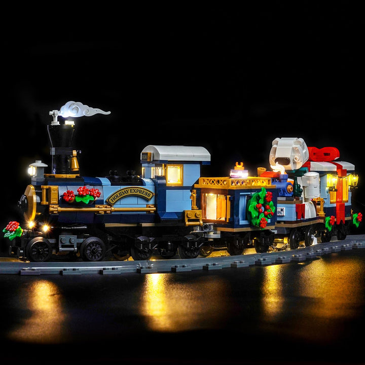 Led Licht Set Kompatibel mit Lego Holiday Express Train 10361 (Kein Modell), Dekorationsbeleuchtungs
