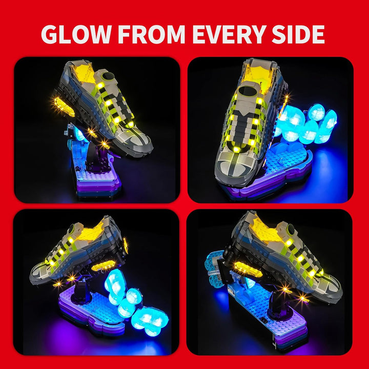 BRIKSMAX LED Beleuchtung für LEGO LEGO Editions Air Max 95 x LEGO Set 43025, kompatibles Licht Set f