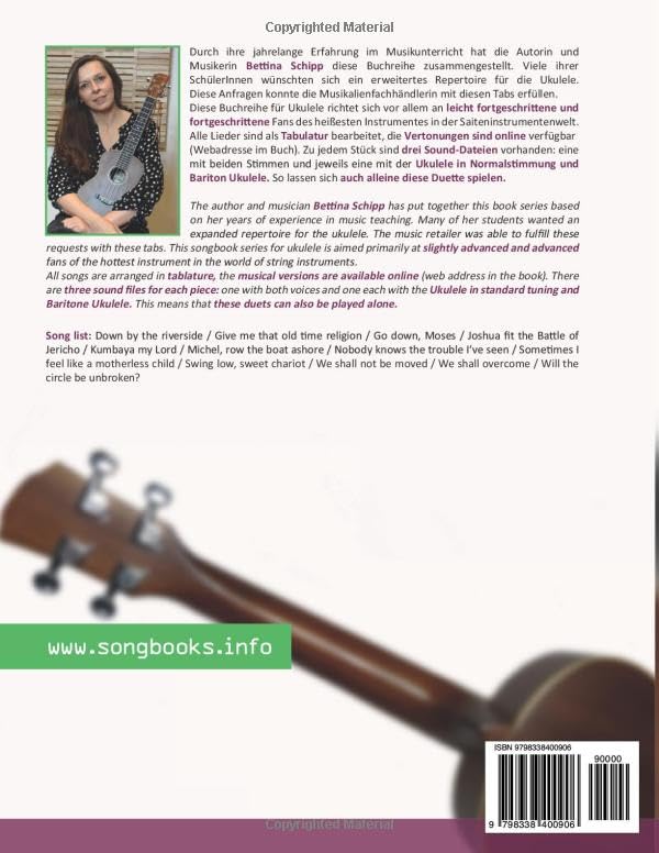 play Ukulele Duets - Ukulele & Baritone Ukulele - 12 Gospel Songs: Tabs + Online Sounds, Taschenbuch