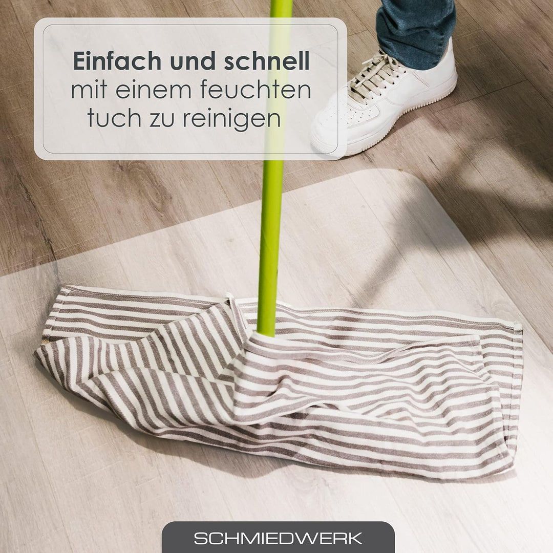 Bodenschutzmatte für Fitness und Sportgeräte - rutschfeste Unterlage für Crosstrainer, Heimtrainer,