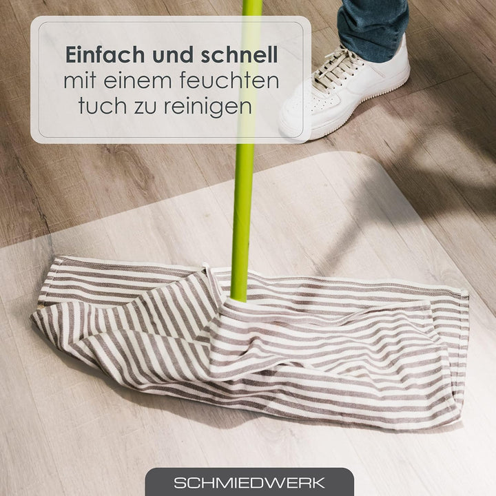 SCHMIEDWERK Bodenschutzmatte für Fitness und Sportgeräte - rutschfeste Unterlage für Crosstrainer, H