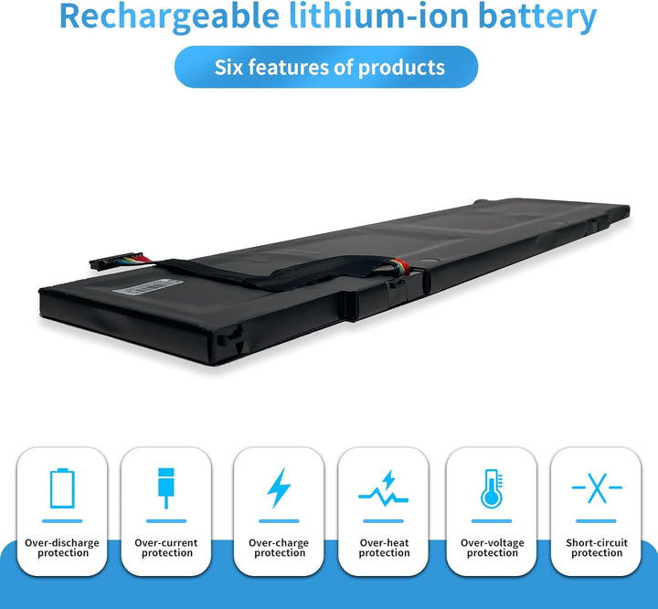 HUBEI TDW5P Laptop Batterie Ersatz für Dell Alienware 13 R3 ALW13C-D2718 ALW13CR-1738 ALW13CR-2508 A