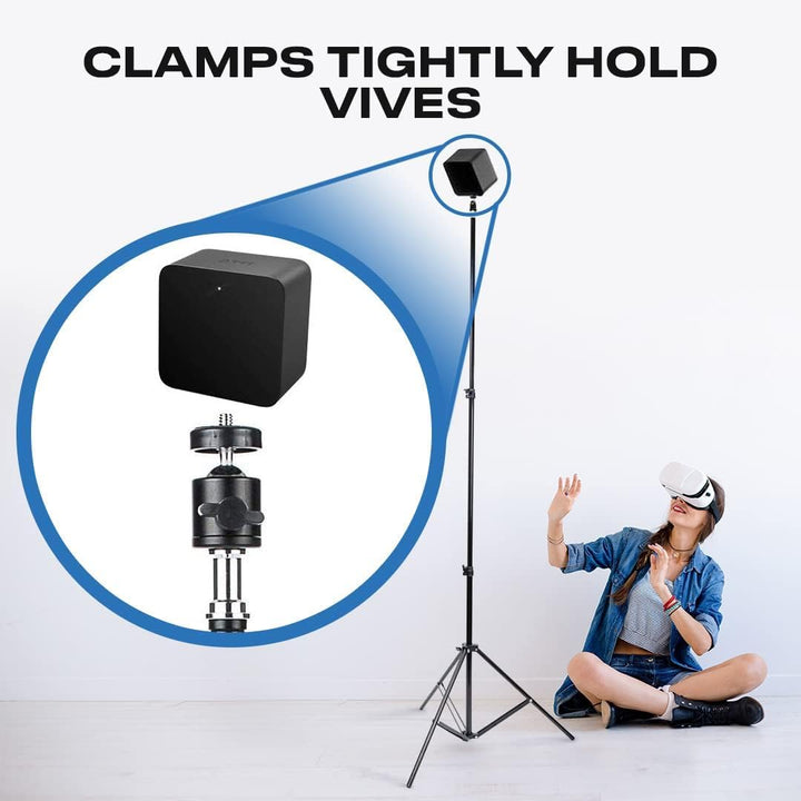 Skywin VR Stativ Ständer (2er-Set) – Kompatibel mit gängigen VR-Basisstationen & Tracking-Sensoren –