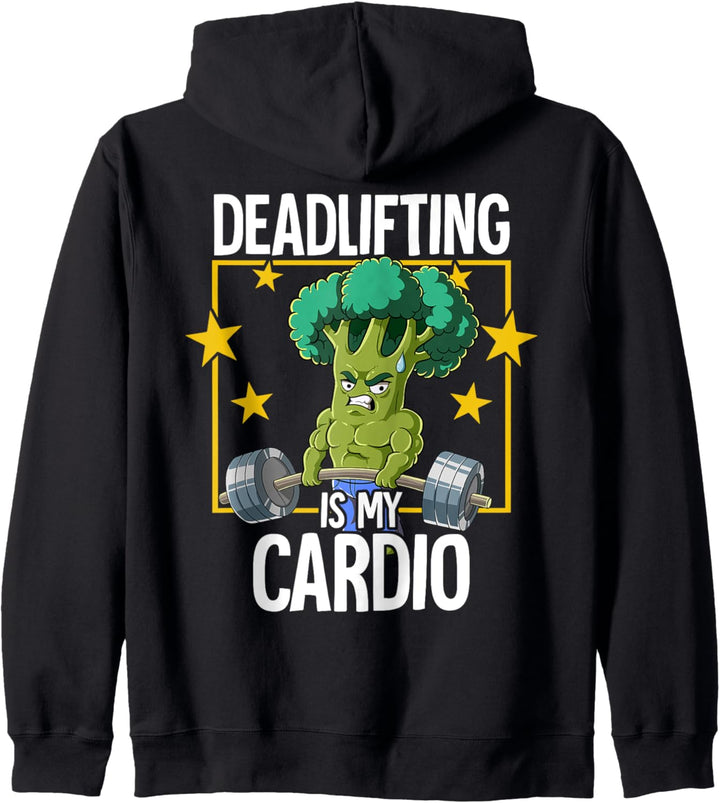 Brokkoli Gym Gewichtstraining Deadlift Kapuzenjacke