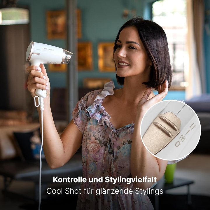 ProfiCare® Haartrockner klappbar | Hair Dryer 1400W | platzsparend mit Klappgriff | kompakter Airsty