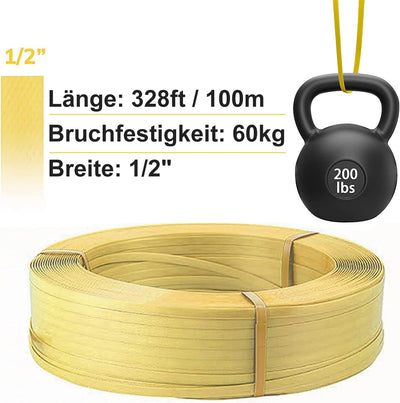 Anmas Power Manuelle PET/PP-Umreifung Verpackungsmaschine Verpackungswerkzeug für 12-16 mm Umreifung