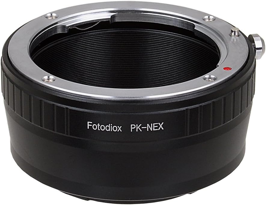 Fotodiox Lens Mount Adapter Compatible with Pentax K Lenses on Sony E-Mount Cameras Pentax K Standar