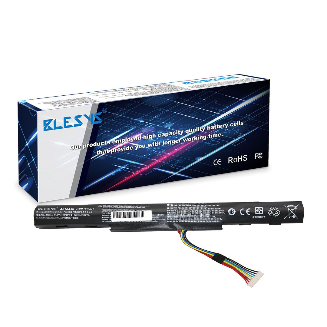 BLESYS AS16A5K AS16A7K AS16A8K Akku für Acer Aspire E15 E5-575 E5-575G E5-575T E5-575TG E5-575-3992