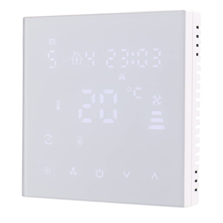Wengart Lüfterspule Thermostat WG607AC, 4 Rohre, programmierbar, LCD-Display, 3 Lüftergeschwindigkei