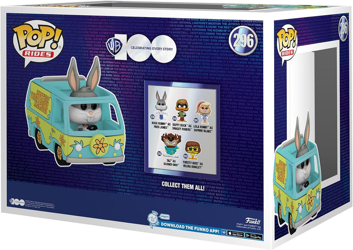 Funko Pop! Ride Super Deluxe: HB - Mystery Machine mit Bugs Bunny - Looney Tunes - Vinyl-Sammelfigur
