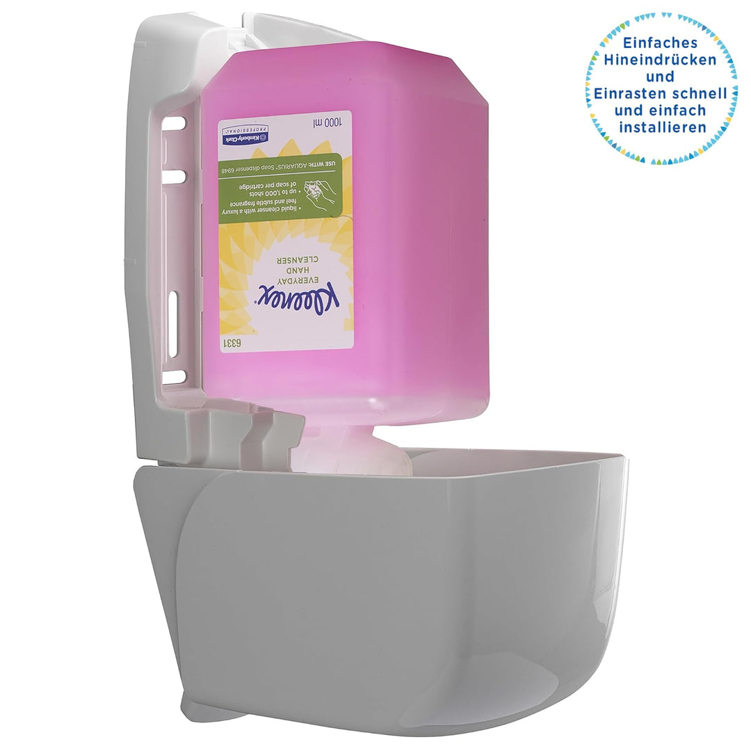 Kleenex Seife 6331 - Handseife für die tägliche Verwendung, rosa, 6 x 1 L