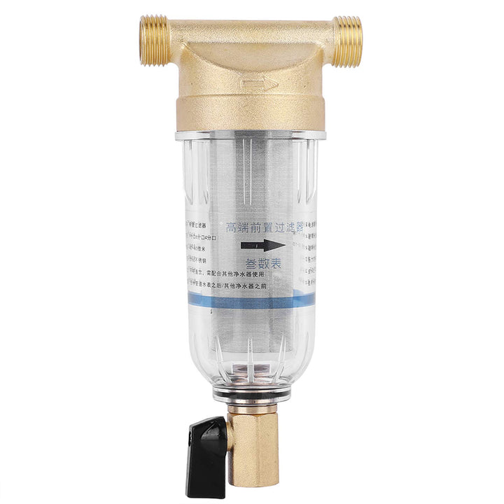 Wiederverwendbare Spin-Down-Sediment-Wasserfilter Wasserhahn Wasserfilter Wasser-Vorfilter-Sedimentf