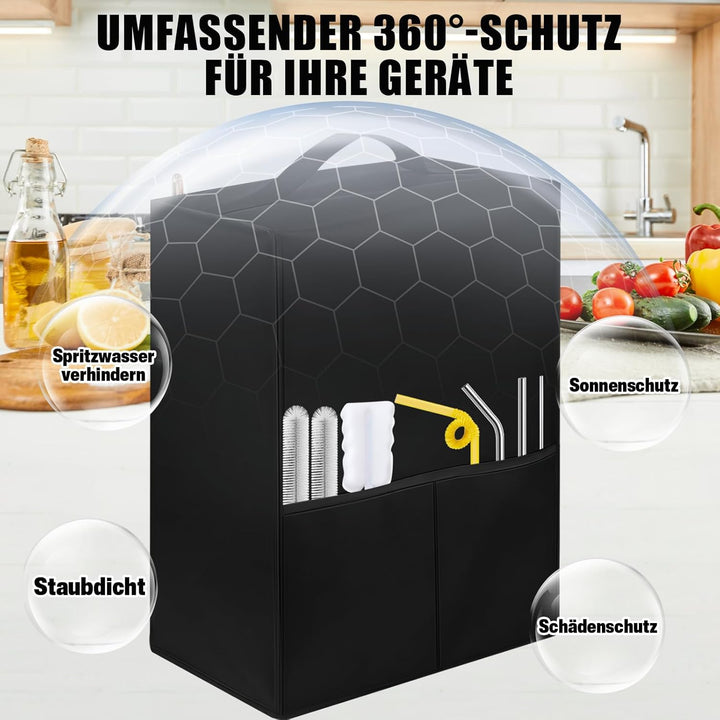 KASURE Slushi Maschine Abdeckung, 48 x 20 x 43 cm Staubschutz für Eis- und Soft-Serviermaschine Slus