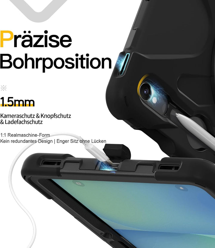 BRAECN Hülle für Galaxy Tab S10 Lite/ S10 FE/ S9 FE 10.9", Tab S9/S8/S7 11" | 10.9/11" Robuste Stoss