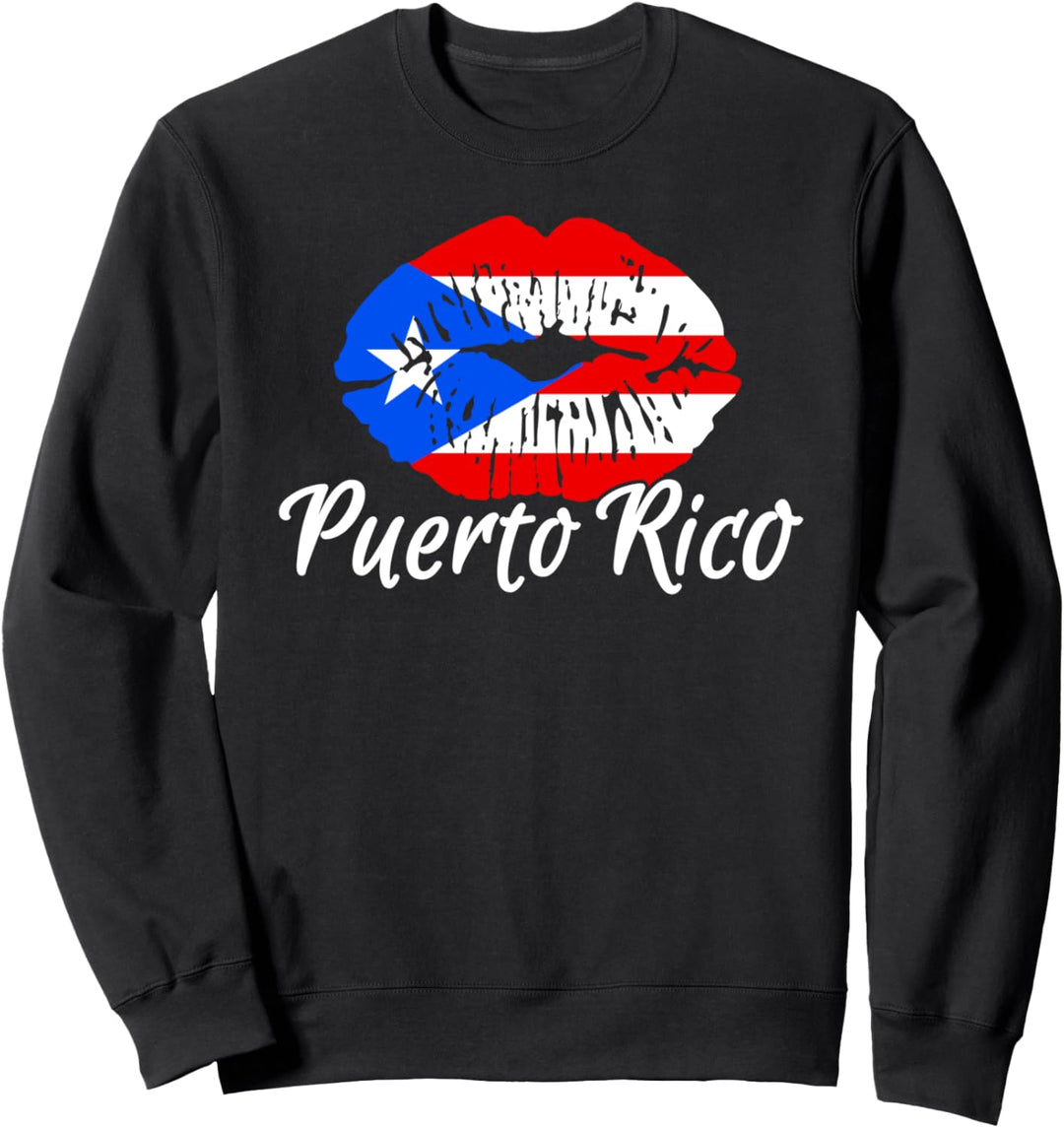 Puerto Rico National Flag Island San Juan Boricua Sweatshirt