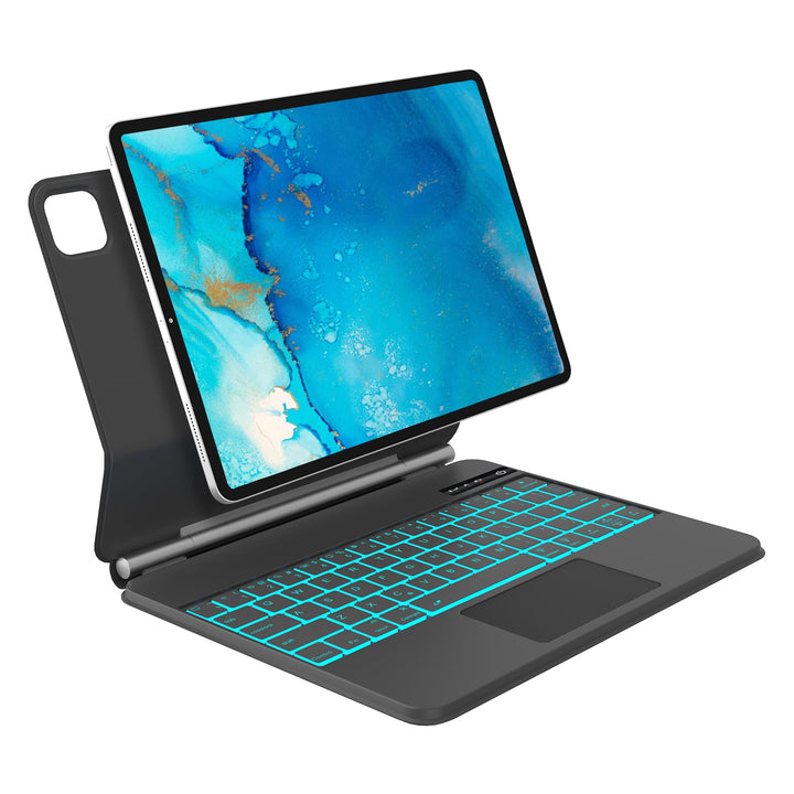 WINCHKING Magic Keyboard für iPad Air 11 Zoll (M4/M3/M2) 2026/2025/2024, Multi-Trackpad Keyboard für