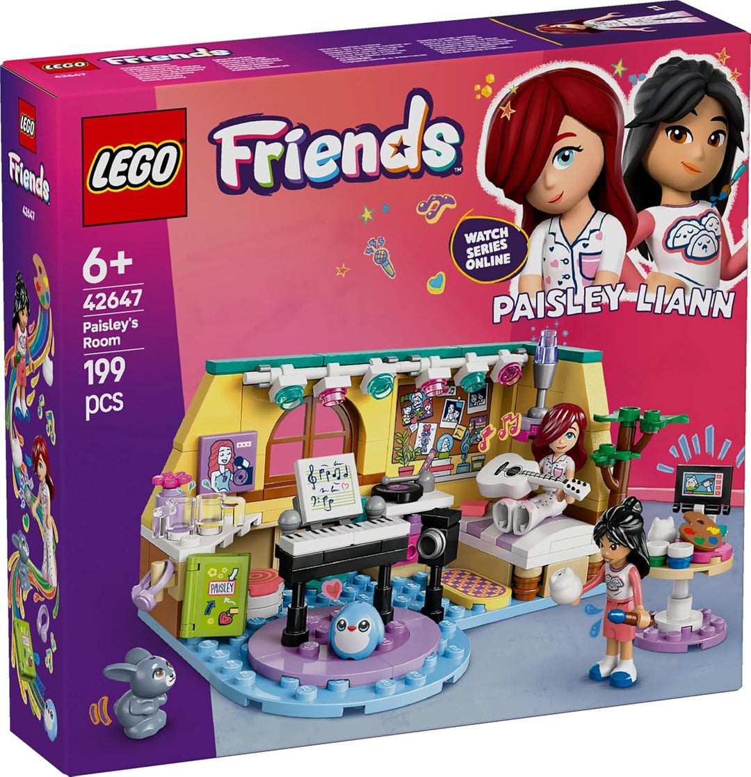 LEGO Friends Paisleys Zimmer, BAU- und Spielset für fantasievolle Rollenspiele, Geschenk für Mädchen