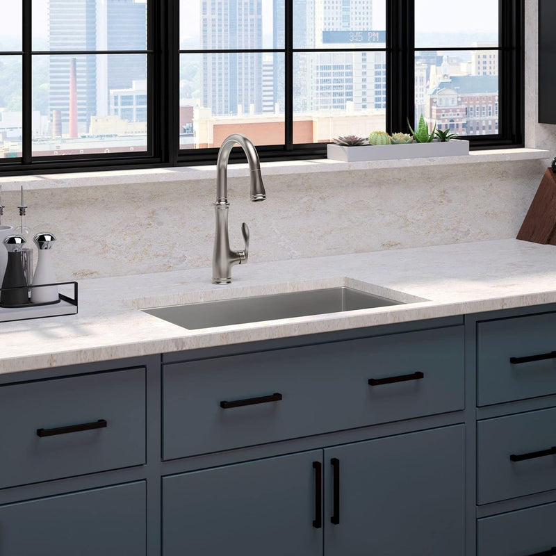 Kohler K-560-CP Bellera Ausziehbare Küchenarmatur, Küchenspüle, herausziehbarem, 3-Sprüh-Wasserhahn,