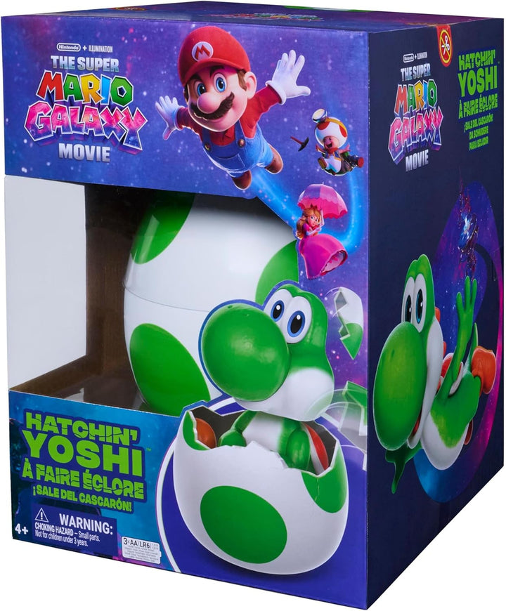 Super Mario Galaxy Film, Hatchin' Yoshi, Interaktive Yoshi Figur mit Sound- und Bewegungseffekten im