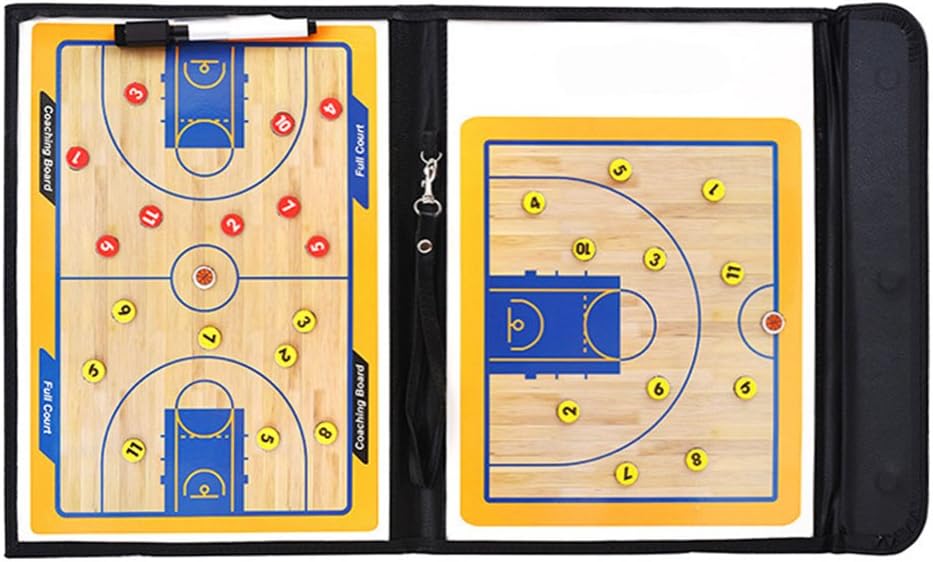 RoseFlower Basketball Taktikboard, Professional Basketball Taktikbrett Coach Board Magnetische Train