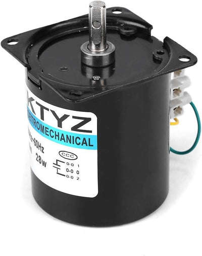 Nikou Synchronmotor, 68KTYZ AC220V 28W Permanentmagnet-Synchrongetriebemotor CW/CCW 20 U/min (Grösse