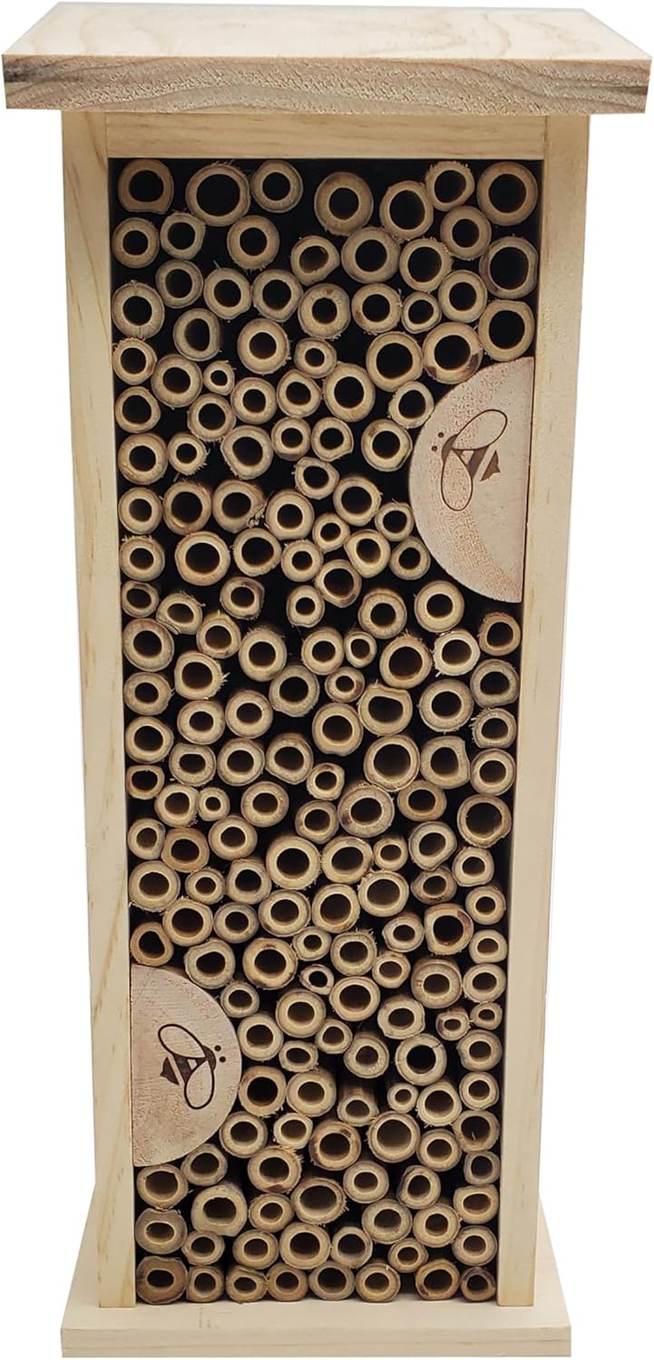 Dehner Natura Premium Insektenhotel Felica, Bienenhotel nachhaltig, Insektenhaus/Nistkasten für Bien