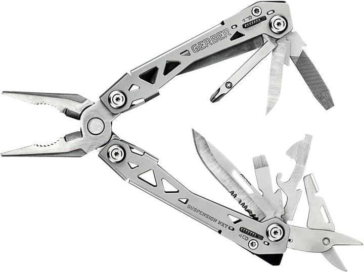 Gerber Multi-werkzeug 31-003345, grau, M, 1027512 15 Tools, Taschenclip (US blister)-