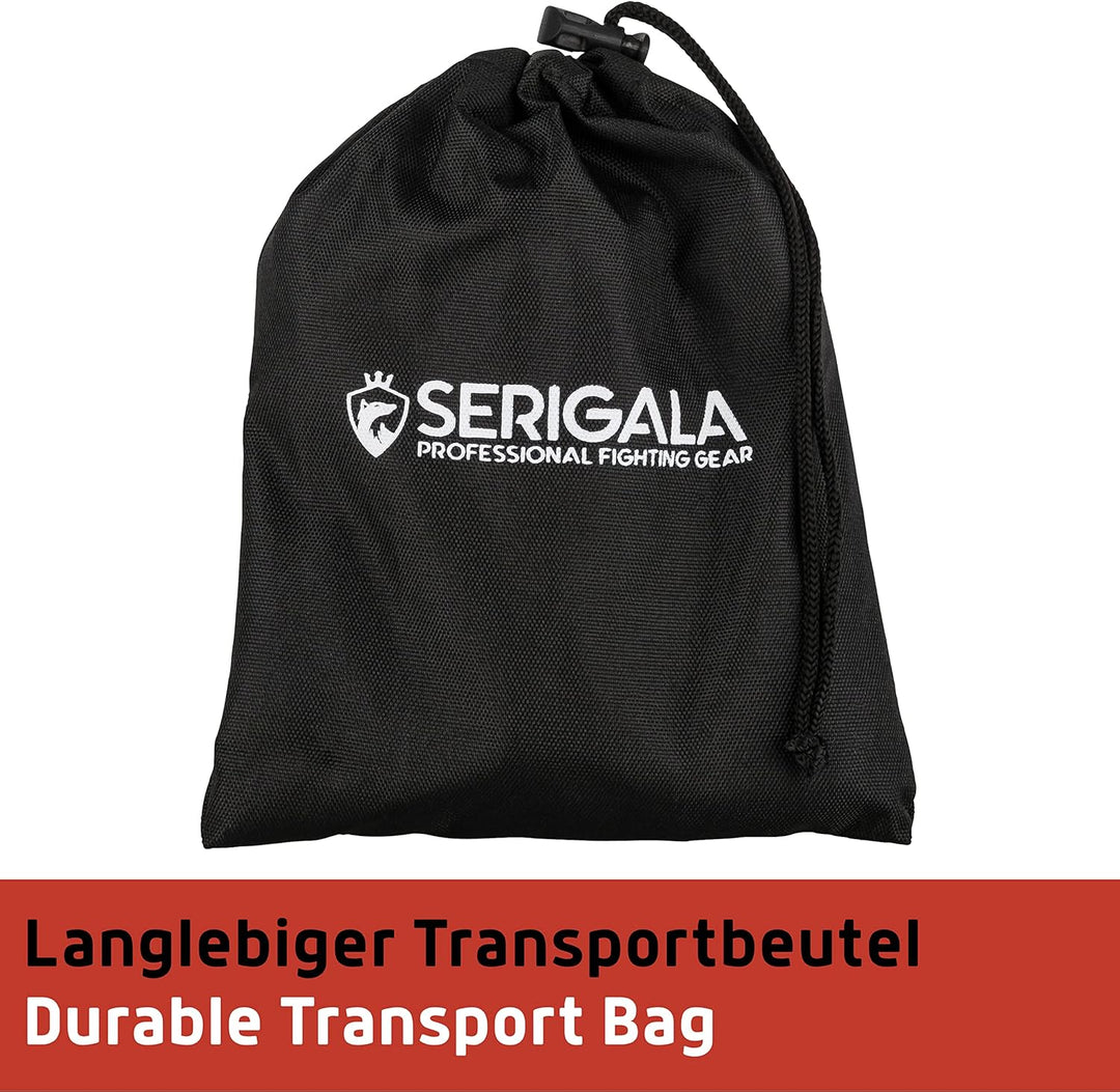 Serigala Profi Springseil aus Leder mit Holzgriffen - Lederspringseil mit Kugellagern und Gewichten