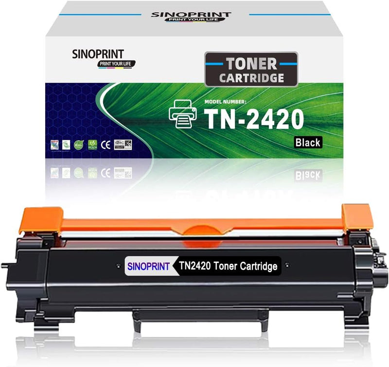 SINOPRINT TN2420 TN2410 Toner Kompatibel für Brother TN-2420 TN-2410 für Brother HL-L2310D HL-L2350D