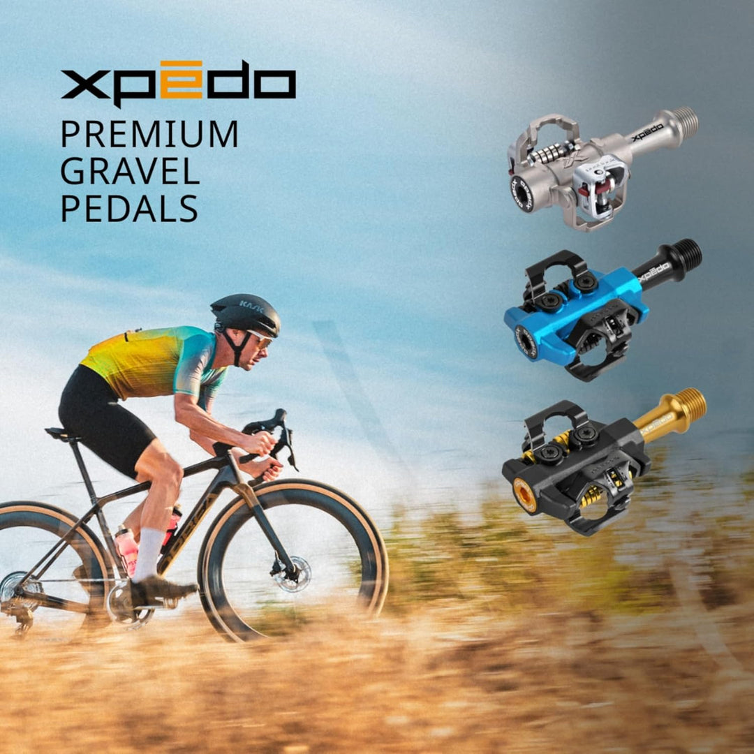 Xpedo M-Force 8 TI Clipless // MTB-Pedal silber, silber