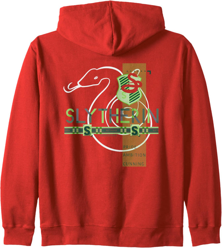 Harry Potter Slytherin Pattern Crest Kapuzenjacke