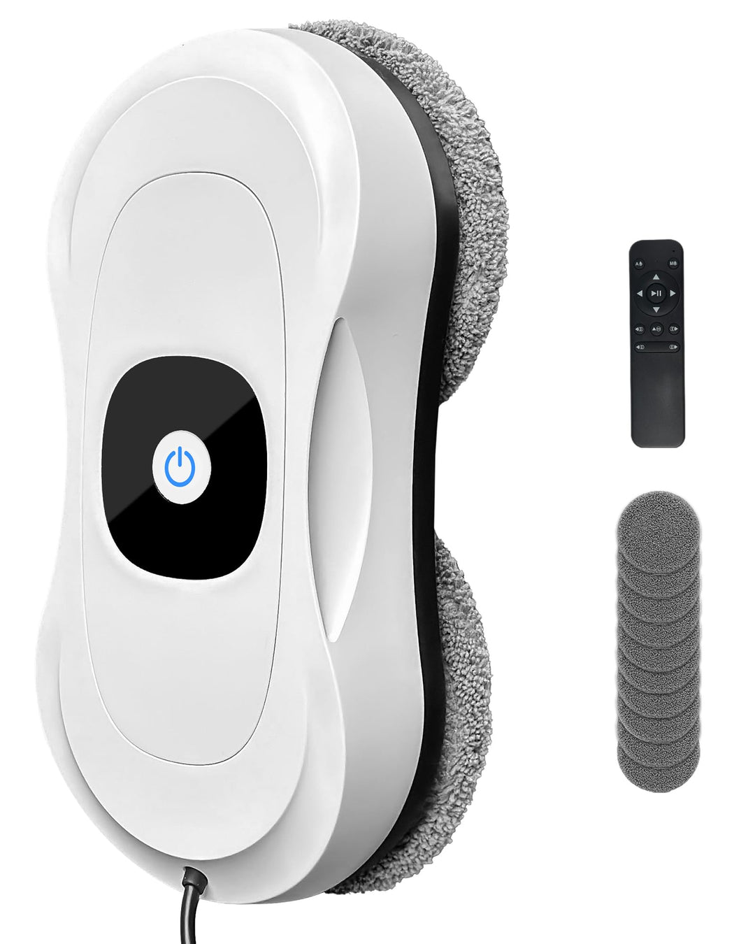 Fensterputzroboter Fensterroboter Automatischer Fensterputzer mit Doppelstrahl Sprühfunktion, Fenste