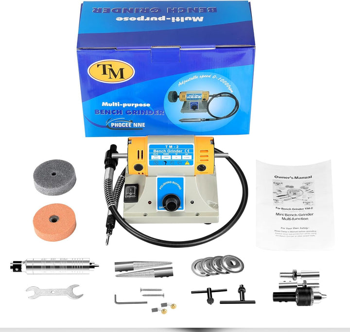 Tischpolierer Poliermaschine schmuck 350W Kleine Desktop-Jade-Schneid- und Poliermaschine für die Ho