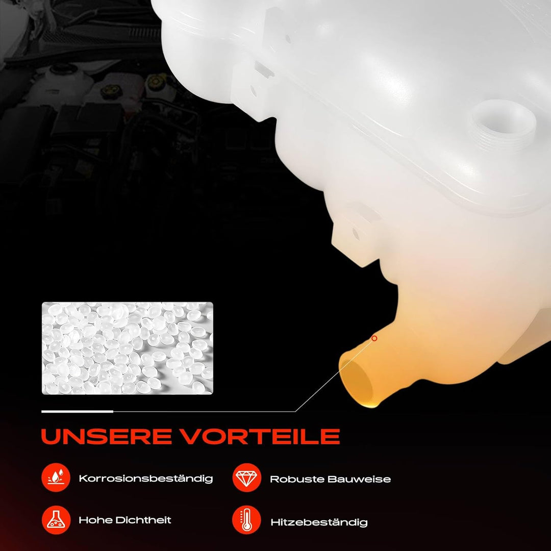 Frankberg Ausgleichsbehälter Kühlmittel Kompatibel mit 3er E30 E36 E36 320i 325i 324d M3 3.0 1982-19
