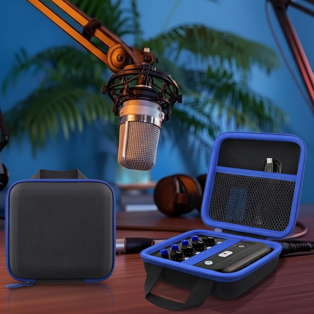 co2CREA Hart Reise Schutz Hülle Etui Tasche für Zoom PodTrak P4next Podcast Recorder, Nur Hülle, für