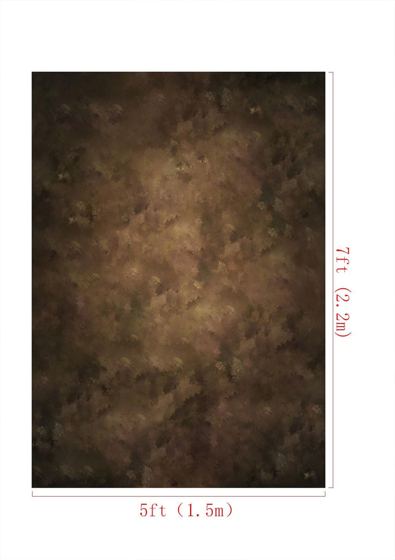 Kate 1.5 * 2.2m Mikrofaser Brauner Hintergrund Retro Hintergrund Abstrakt Fotozelle für Neugeborene