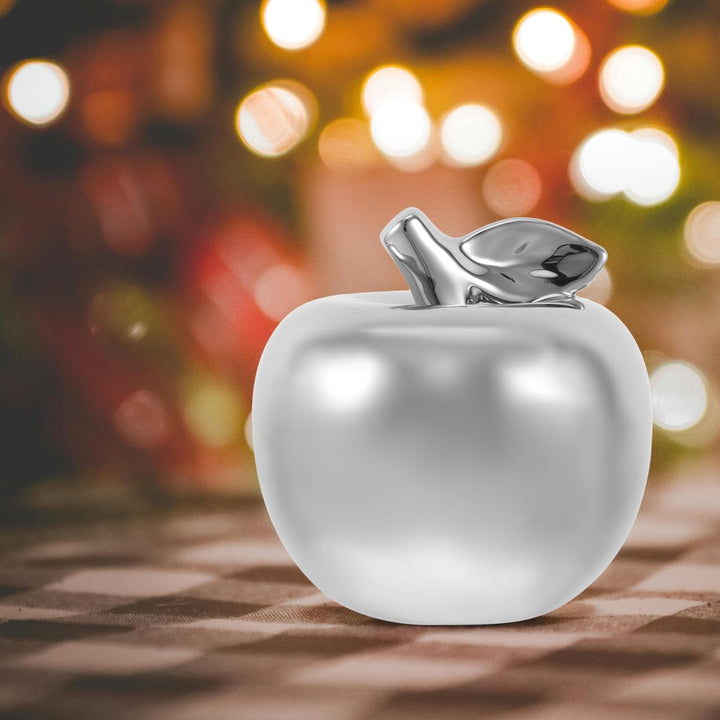 PRETYZOOM Keramik Apfel Deko Weihnachten Tischdeko Weihnachtsdeko Weihnachtsschmuck Porzellan Frücht
