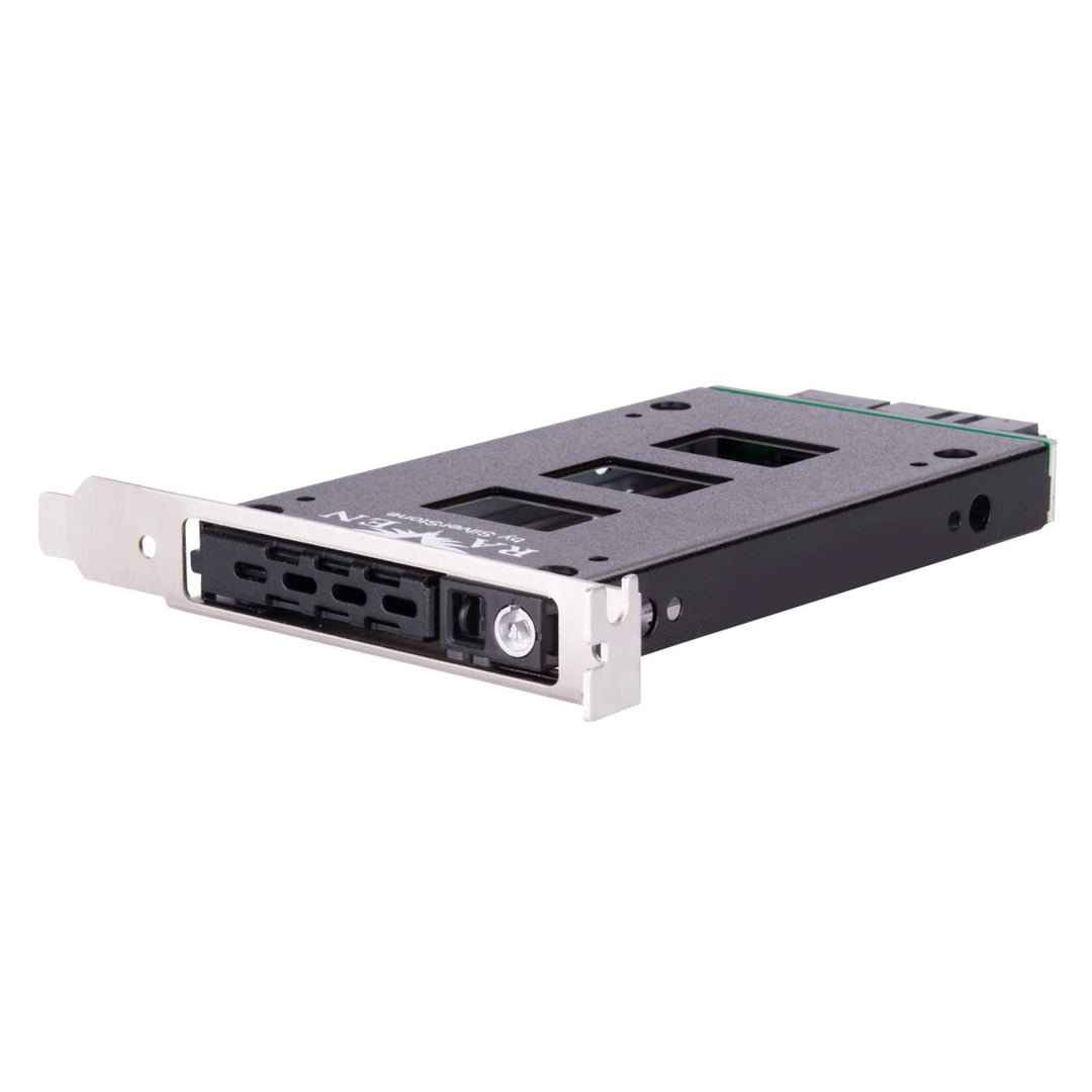 SilverStone Technology EXB02, 2,5-Zoll (9.5mm)-SAS-12-Gbit/s-oder-SATA-6-Gbit/s-zu-Erweiterungskarte