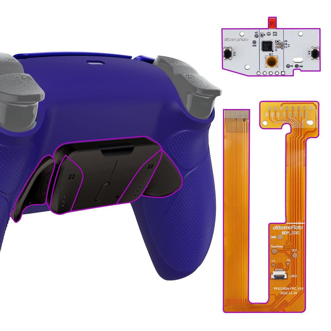 eXtremeRate Programmierbar RISE4 Metall Remap Kit für ps5 Controller BDM-030/040/050, Remapping Boar