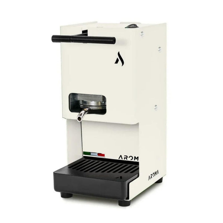 Aroma E.GO Kaffeepadmaschine für ESE-Pads 44 mm (weiss), Weiss