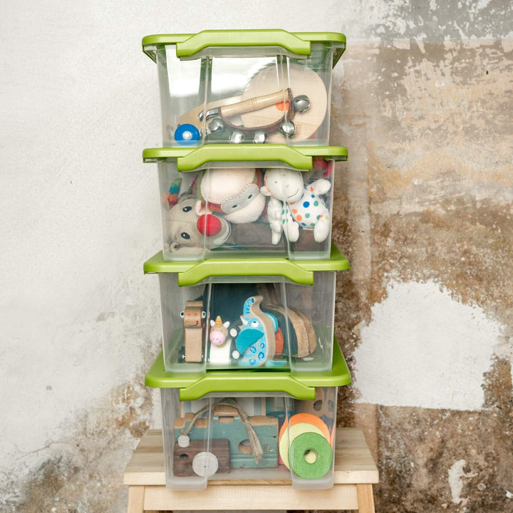 Rotho Evo Safe Keeping 3er-Set Aufbewahrungsbox Deckel, lebensmittelechter Kunststoff (PP) BPA-frei,